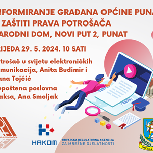 Informiranje građana Općine Punat o zaštiti prava potrošača