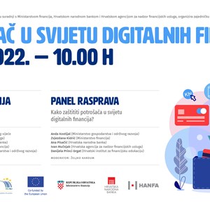 Najava konferencije povodom obilježavanja Svjetskog dana prava potrošača: „Potrošač u svijetu digitalnih financija